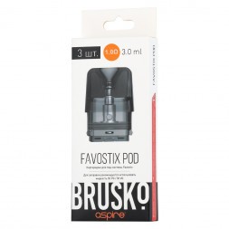 Сменный картридж Brusko - Favostix (1 Ом, 3 шт.)