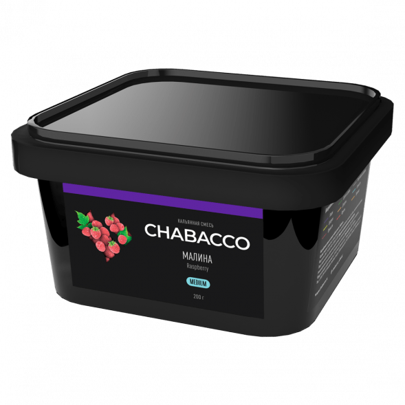 Смесь Chabacco MEDIUM - Raspberry (Малина, 200 грамм) купить в Тюмени
