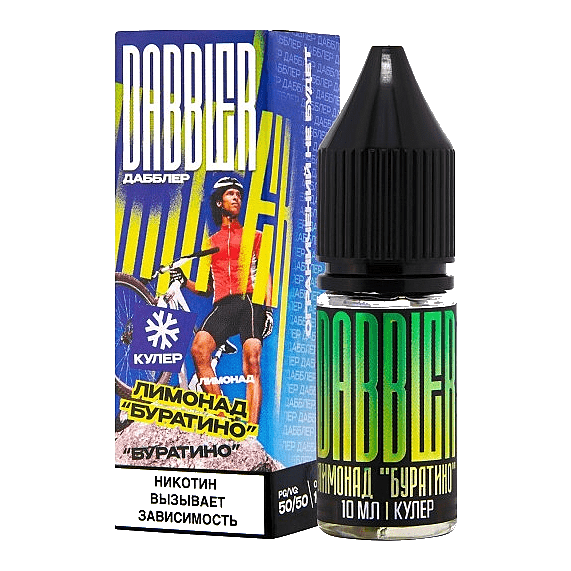 Жидкость Dabbler Salt - Лимонад &quot;Буратино&quot; (10 мл, 2 мг) купить в Тюмени