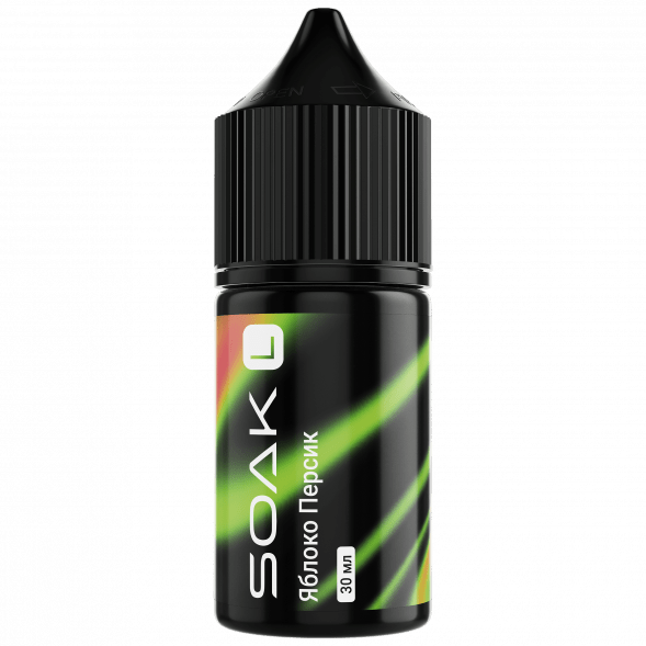 Жидкость SOAK L30 - Apple Peach Bonbon (Яблоко Персик, 30 мл, 2 мг) купить в Тюмени