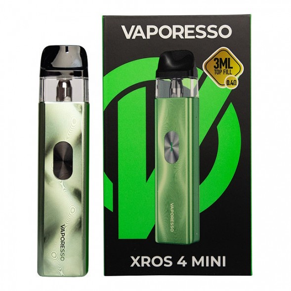 Электронная сигарета Vaporesso XROS 4 Mini - Ice Green (Зелёный Лёд) купить в Тюмени
