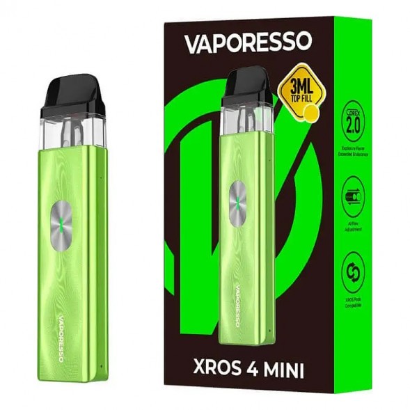Электронная сигарета Vaporesso XROS 4 Mini - Ice Green (Зелёный Лёд) купить в Тюмени