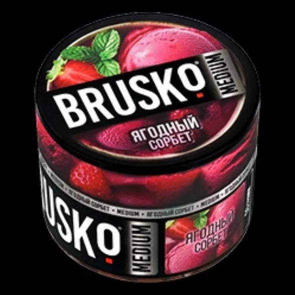 Смесь Brusko Zero - Ягодный Сорбет (50 грамм) купить в Тюмени