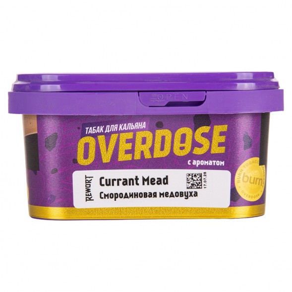 Табак Overdose - Currant Mead (Смородиновая Медовуха, 200 грамм) купить в Тюмени