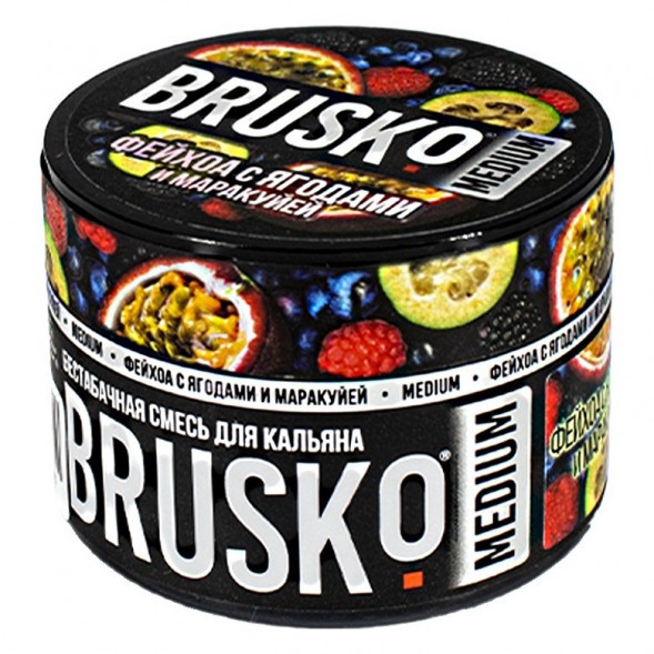 Смесь Brusko Zero - Фейхоа с Ягодами и Маракуйей (50 грамм) купить в Тюмени