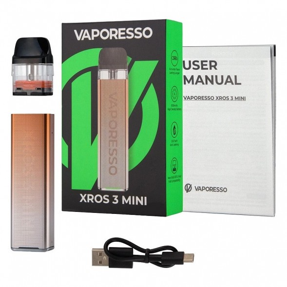 Электронная сигарета Vaporesso XROS 3 Mini - Phantom Gold купить в Тюмени