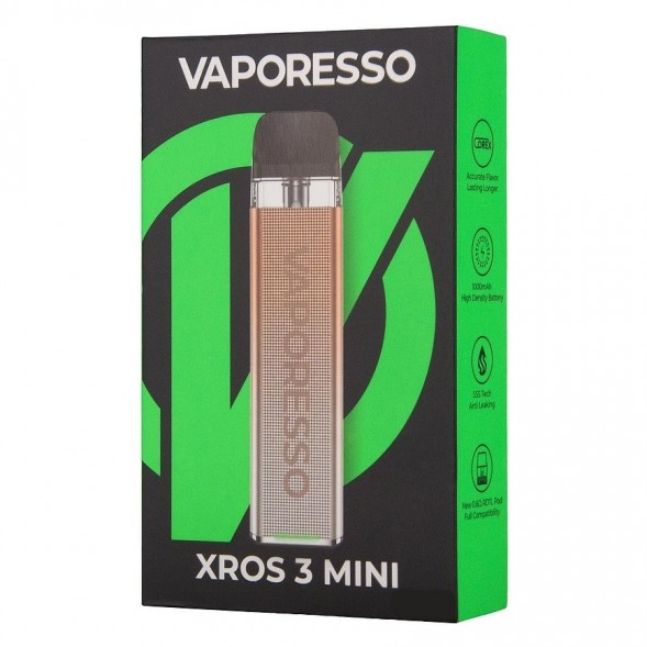 Электронная сигарета Vaporesso XROS 3 Mini - Phantom Gold купить в Тюмени