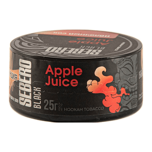 Табак Sebero Black - Apple Juice (Яблочный Сок, 25 грамм) купить в Тюмени