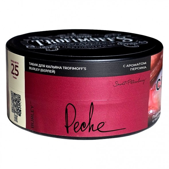 Табак Trofimoff&#039;s Burley - Peche (Персик, 25 грамм) купить в Тюмени