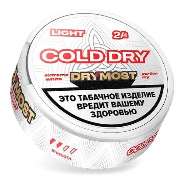Табак жевательный DryMost - Cold Dry Light (12 грамм) купить в Тюмени