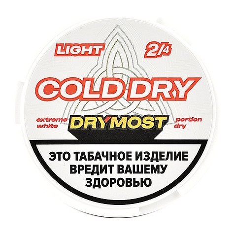 Табак жевательный DryMost - Cold Dry Light (12 грамм) купить в Тюмени