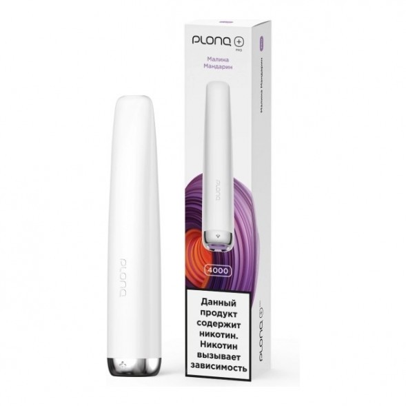 PLONQ PLUS PRO - Малина Мандарин (Raspberry Tangerine, 4000 затяжек) купить в Тюмени