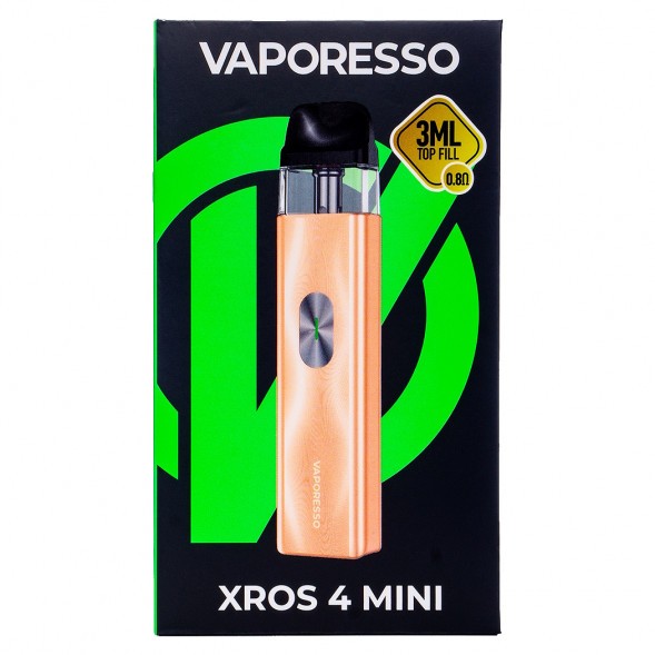 Электронная сигарета Vaporesso XROS 4 Mini - Champagne Gold (Золотое Шампанское) купить в Тюмени
