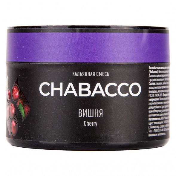 Смесь Chabacco MEDIUM - Cherry (Вишня, 40 грамм) купить в Тюмени