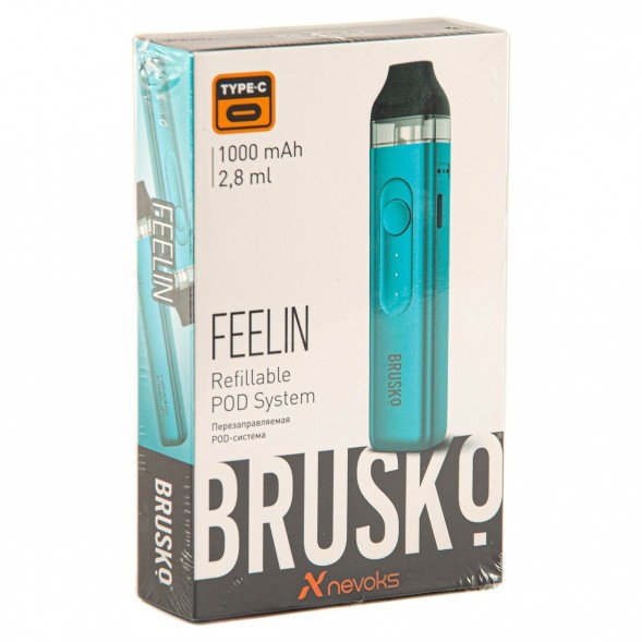 Электронная сигарета Brusko - Feelin (Бирюзовый) купить в Тюмени