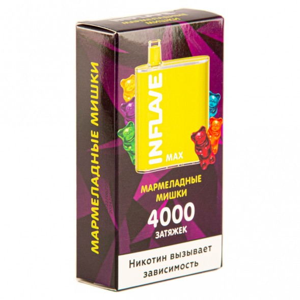 INFLAVE MAX - Мармеладные Мишки (4000 затяжек) купить в Тюмени