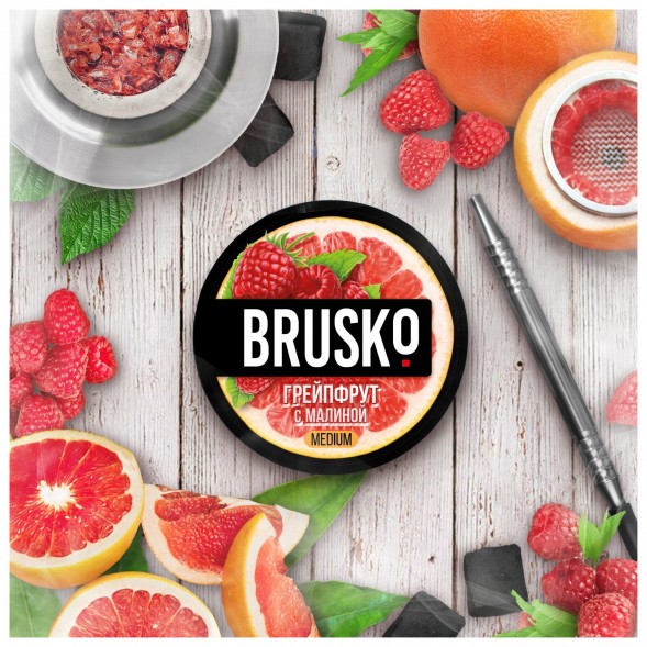 Смесь Brusko Medium - Грейпфрут с Малиной (50 грамм) купить в Тюмени