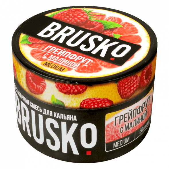 Смесь Brusko Medium - Грейпфрут с Малиной (50 грамм) купить в Тюмени
