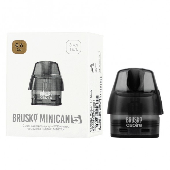 Сменный картридж Brusko - Minican 5 (0.8 Ом) купить в Тюмени