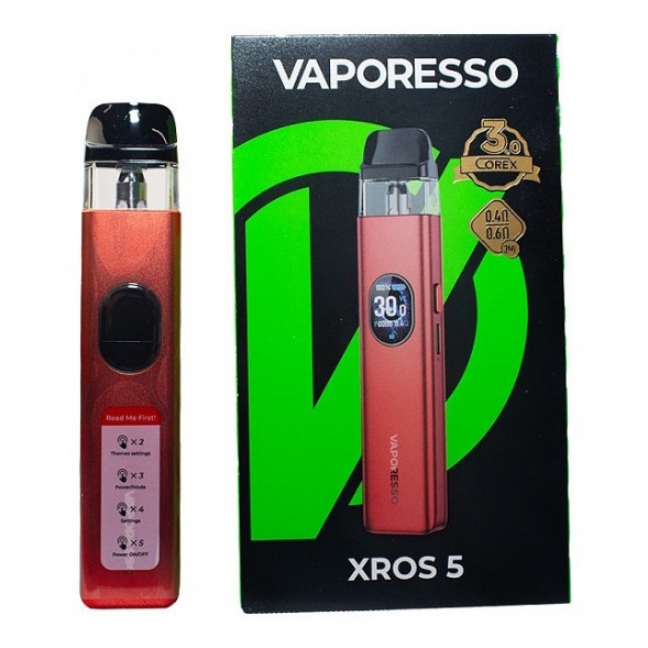 Электронная сигарета Vaporesso XROS 5 - Coral Red купить в Тюмени