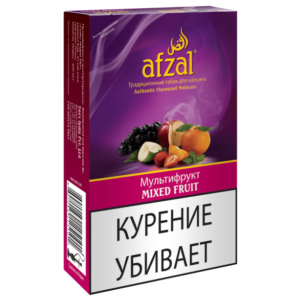 Табак Afzal - Mixed Fruit (Мультифрукт, 40 грамм) купить в Тюмени