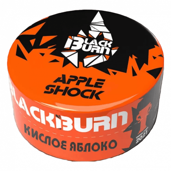 Табак BlackBurn - Apple Shock (Кислое Яблоко, 25 грамм) купить в Тюмени
