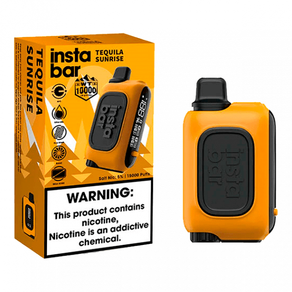 PLONQ INSTABAR WT - Текила Cанрайз (Tequila Sunrise, 10000 затяжек) купить в Тюмени