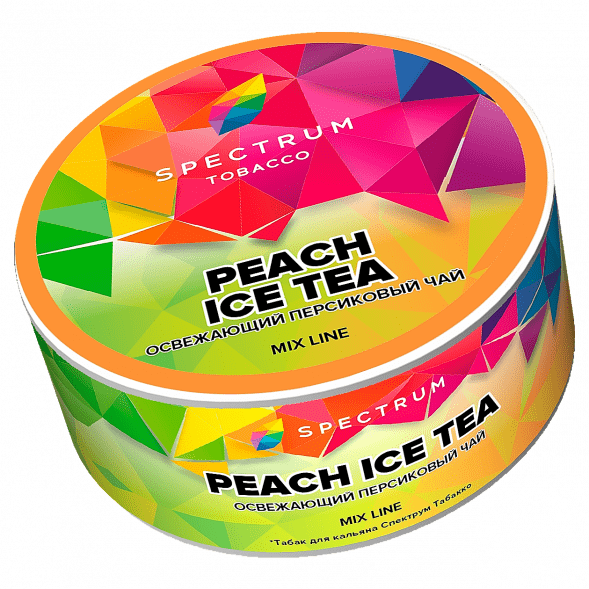 Табак Spectrum Mix Line - Peach Ice Tea (Освежающий Персиковый Чай, 25 грамм) купить в Тюмени