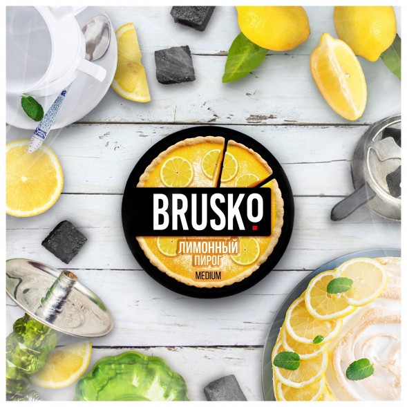 Смесь Brusko Medium - Лимонный Пирог (50 грамм) купить в Тюмени