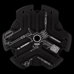 Кальян El Bomber - Sansara Cyber Black (Линейка "Designs", Без Колбы)