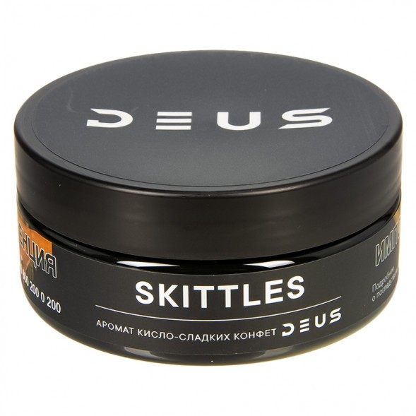 Табак Deus - Skittles (Кисло-Сладкие Конфеты, 100 грамм) купить в Тюмени