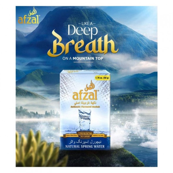Табак Afzal - Natural Spring Water (Родниковая Вода, 40 грамм) купить в Тюмени