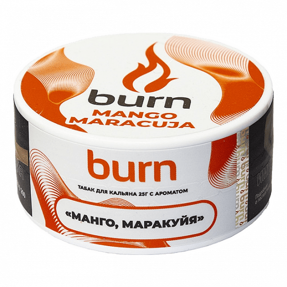Табак Burn - Mango-Maracuja (Манго и Маракуйя, 25 грамм) купить в Тюмени