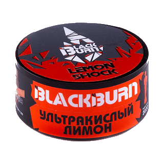 Табак BlackBurn - Lemon Shock (Кислый Лимон, 25 грамм) купить в Тюмени