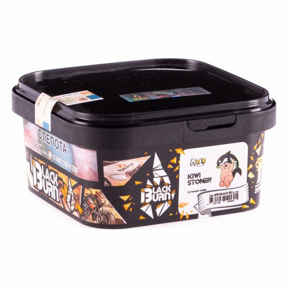 Табак BlackBurn - Kiwi Stoner (Киви Смузи, 200 грамм) купить в Тюмени