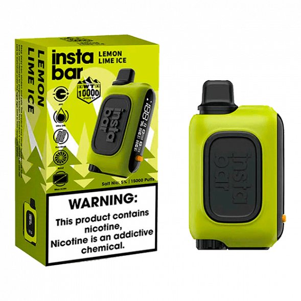 PLONQ INSTABAR WT - Лимон Лайм (Lemon Lime Ice, 10000 затяжек) купить в Тюмени