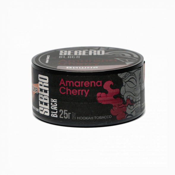 Табак Sebero Black - Amarena Cherry (Вишня, 25 грамм) купить в Тюмени