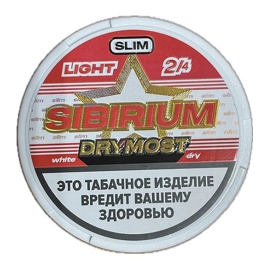 Табак жевательный DryMost - Sibirium Light Slim (12 грамм) купить в Тюмени