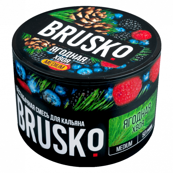 Смесь Brusko Medium - Ягодная Хвоя (50 грамм) купить в Тюмени