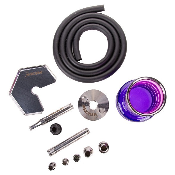 Кальян Pizduk PRO - Black-Bag (Фиолетово-Розовая Колба) купить в Тюмени