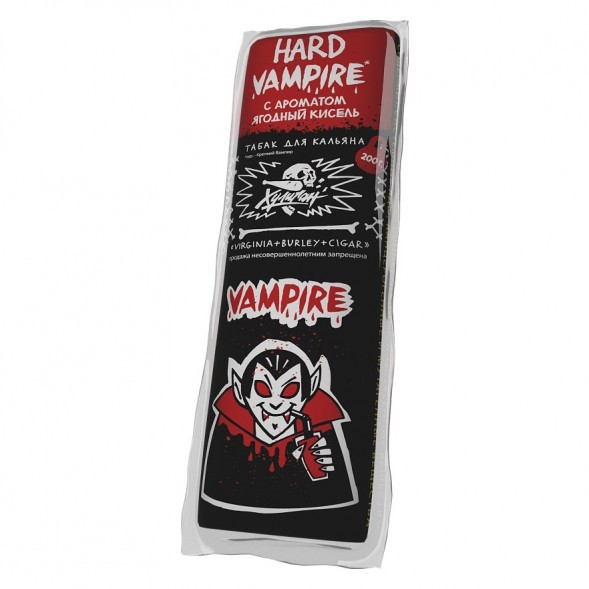 Табак Хулиган Hard - Vampire (Ягодный Кисель, 200 грамм) купить в Тюмени