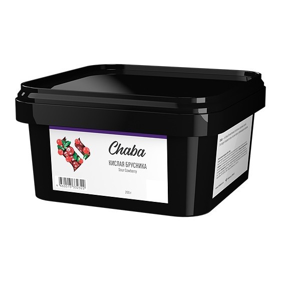 Смесь Chaba - Sour Cowberry (Кислая Брусника, 200 грамм, Без никотина) купить в Тюмени