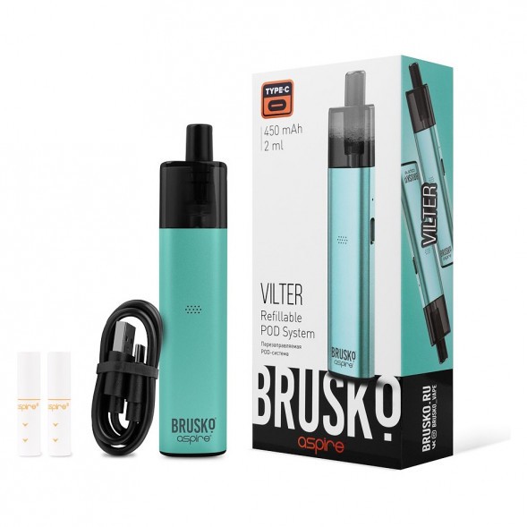 Электронная сигарета Brusko - Vilter (Голубой) купить в Тюмени