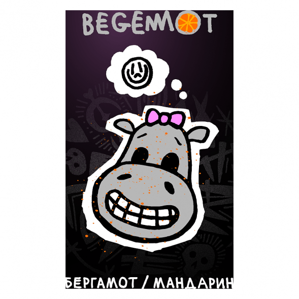 Табак Хулиган - Begemot (Бергамот и Мандарин, 25 грамм) купить в Тюмени