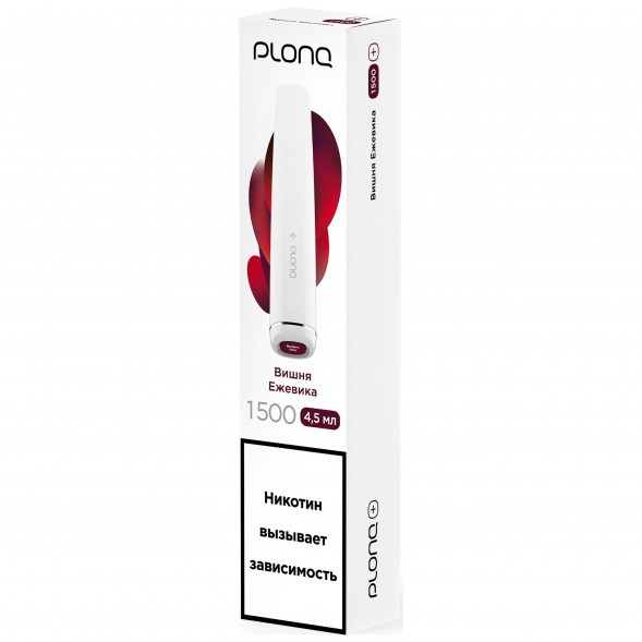 PLONQ PLUS - Вишня Ежевика (1500 затяжек) купить в Тюмени