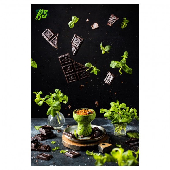 Табак B3 - Mint Chocolate Chill (Ледяной Шоколад, 50 грамм) купить в Тюмени