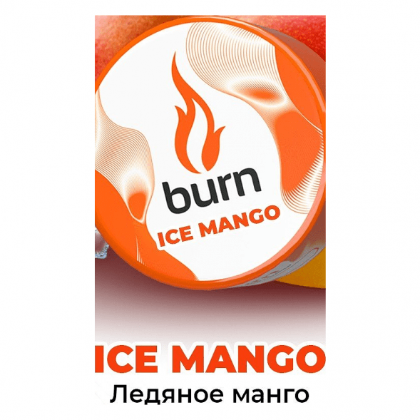 Табак Burn - Ice Mango (Ледяное Манго, 25 грамм) купить в Тюмени