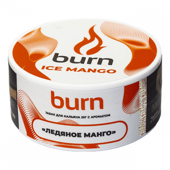 Табак Burn - Ice Mango (Ледяное Манго, 25 грамм) купить в Тюмени