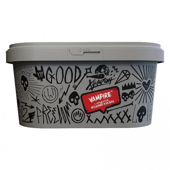 Табак Хулиган - Vampire (Ягодный Кисель, 200 грамм) купить в Тюмени