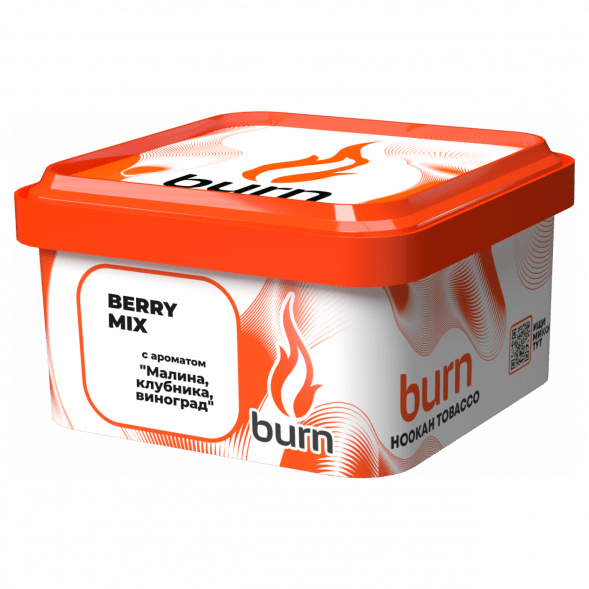 Табак Burn - Berry Mix (Ягодный Микс, 200 грамм) купить в Тюмени